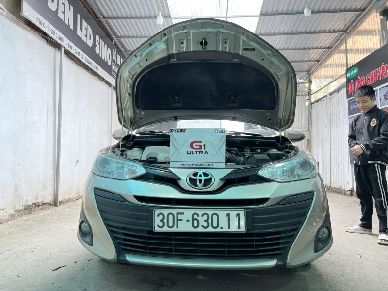 Độ đèn nâng cấp ánh sáng Nâng cấp bi G1 Ultra cho Toyota Vios